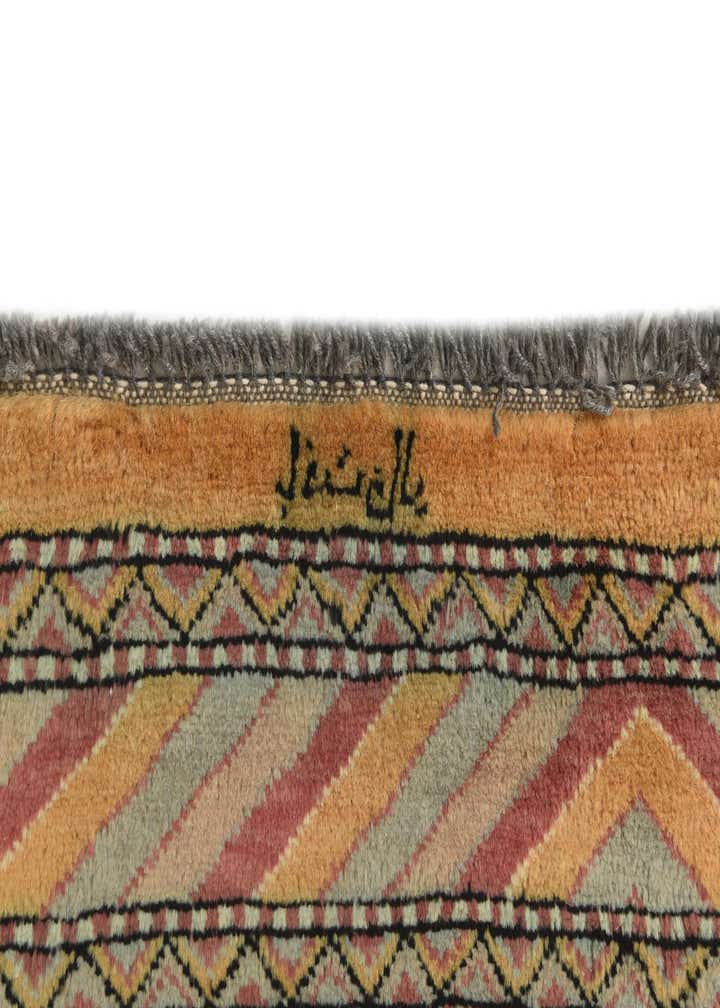 3' 2 x 5' 2 Hand Knotted Kashkuli Gabbeh Oriental Wool Rug