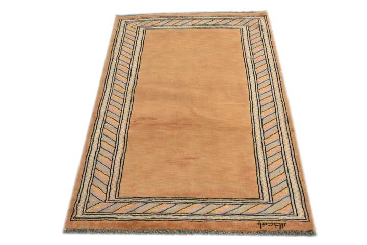 2' 8 x 4' 1 Hand Knotted Kashkuli Gabbeh Oriental Wool Rug