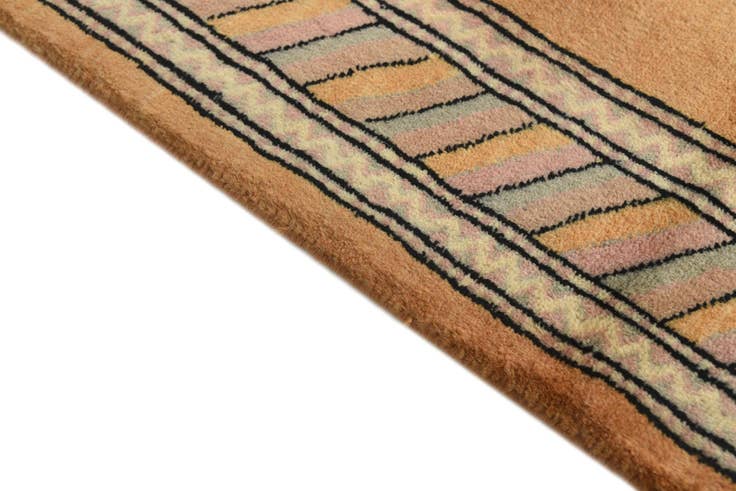 Detail image of 2' 8 x 4' 1 Hand Knotted Kashkuli Gabbeh Oriental Wool Rug