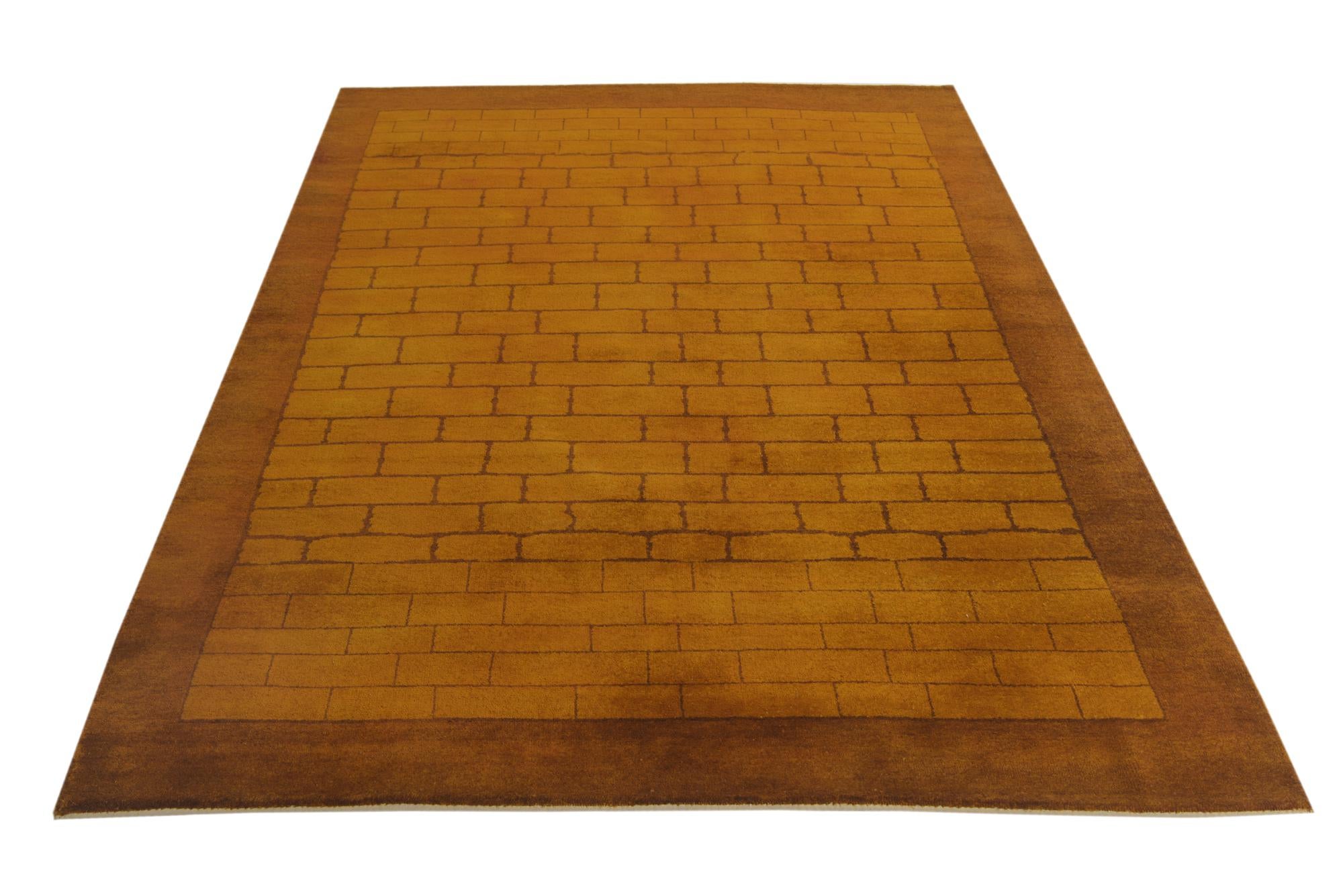 5' 5 x 7' 10 Hand Knotted Kashkuli Gabbeh Wool Rug