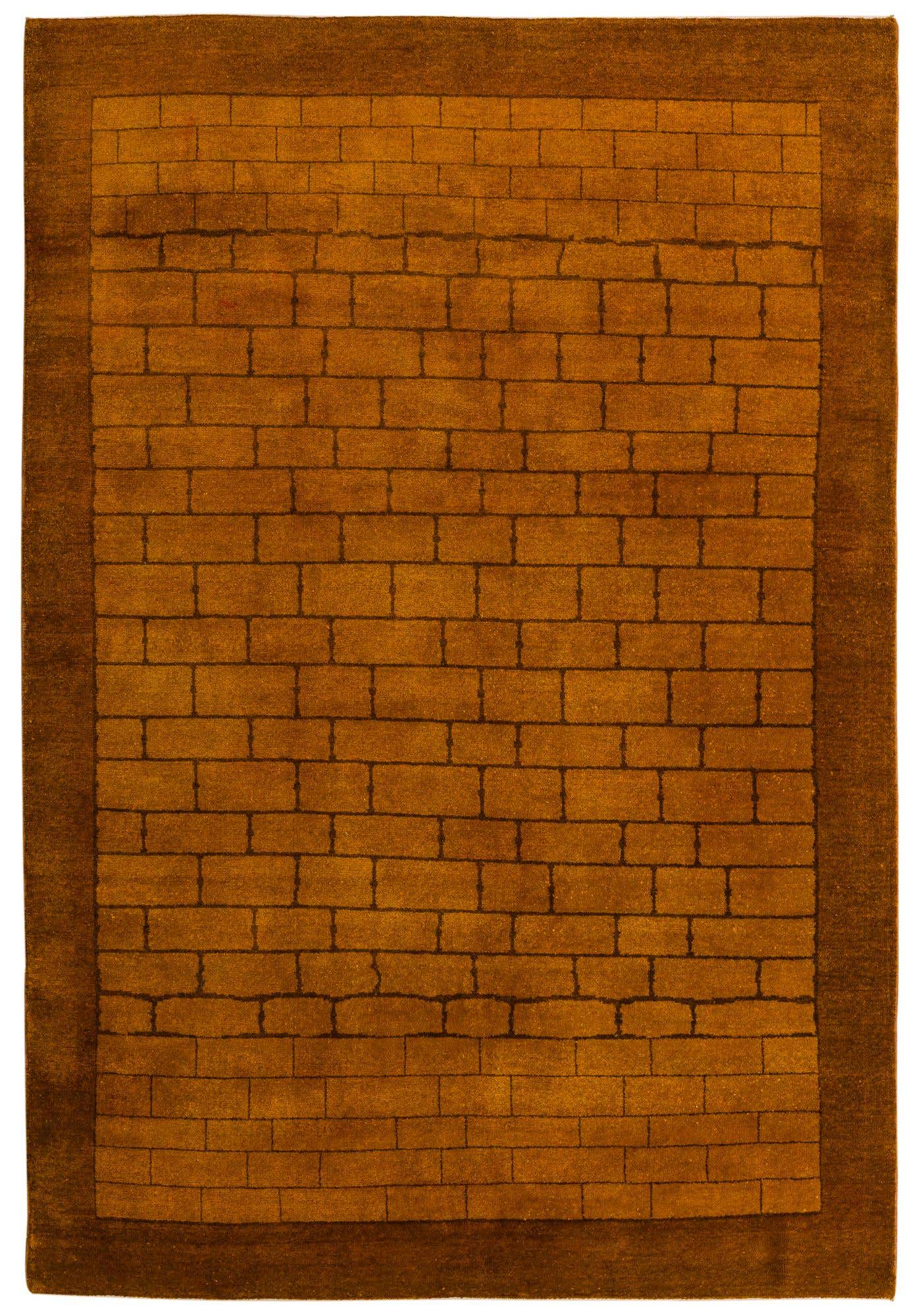 5' 5 x 7' 10 Hand Knotted Kashkuli Gabbeh Wool Rug