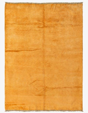 4' 6 x 6' 3 Hand Knotted Kashkuli Gabbeh Oriental Wool Rug