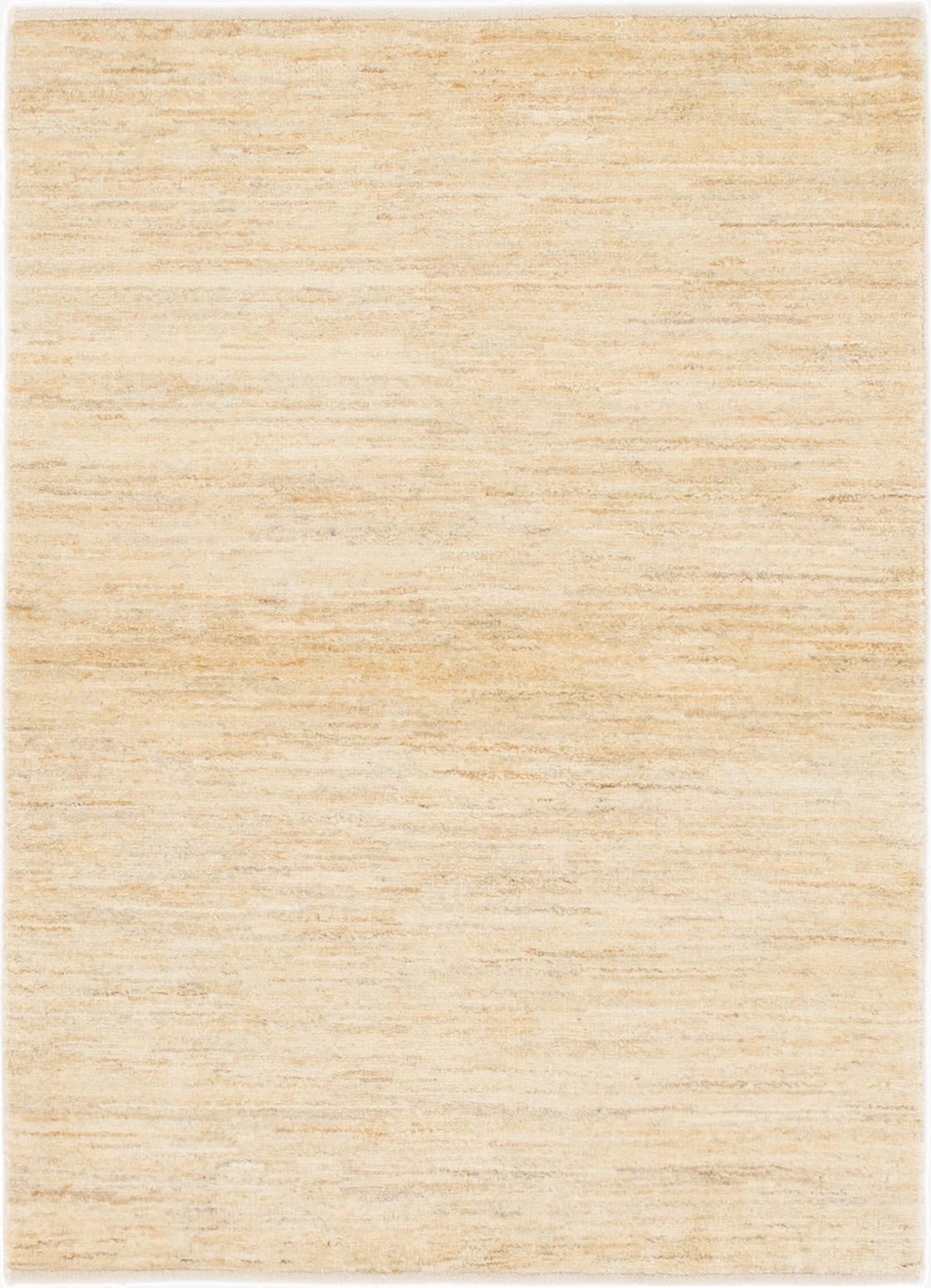 3' 4 x 4' 8  Hand Knotted Kashkuli Gabbeh Wool Rug