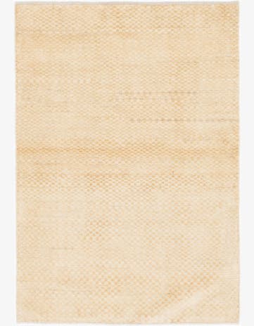 3' 4 x 4' 9 Hand Knotted Kashkuli Gabbeh Wool Rug