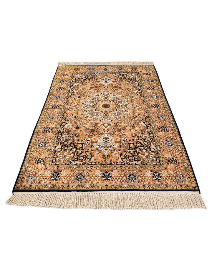 3' 11 x 6' 2 Hand Knotted Kashmir Rug