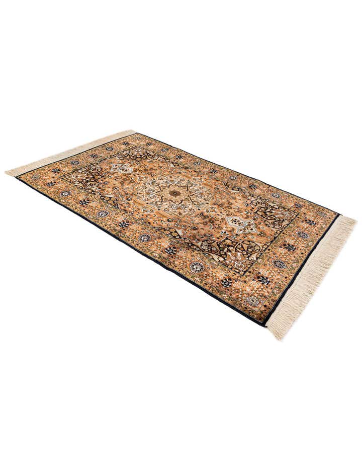 3' 11 x 6' 2 Hand Knotted Kashmir Rug