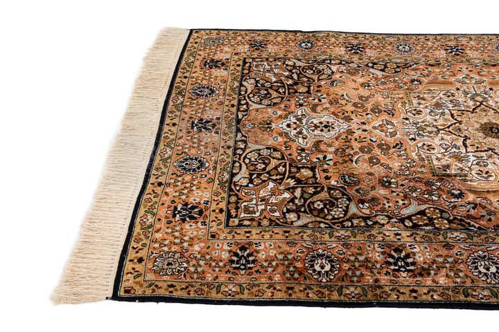 3' 11 x 6' 2 Hand Knotted Kashmir Rug