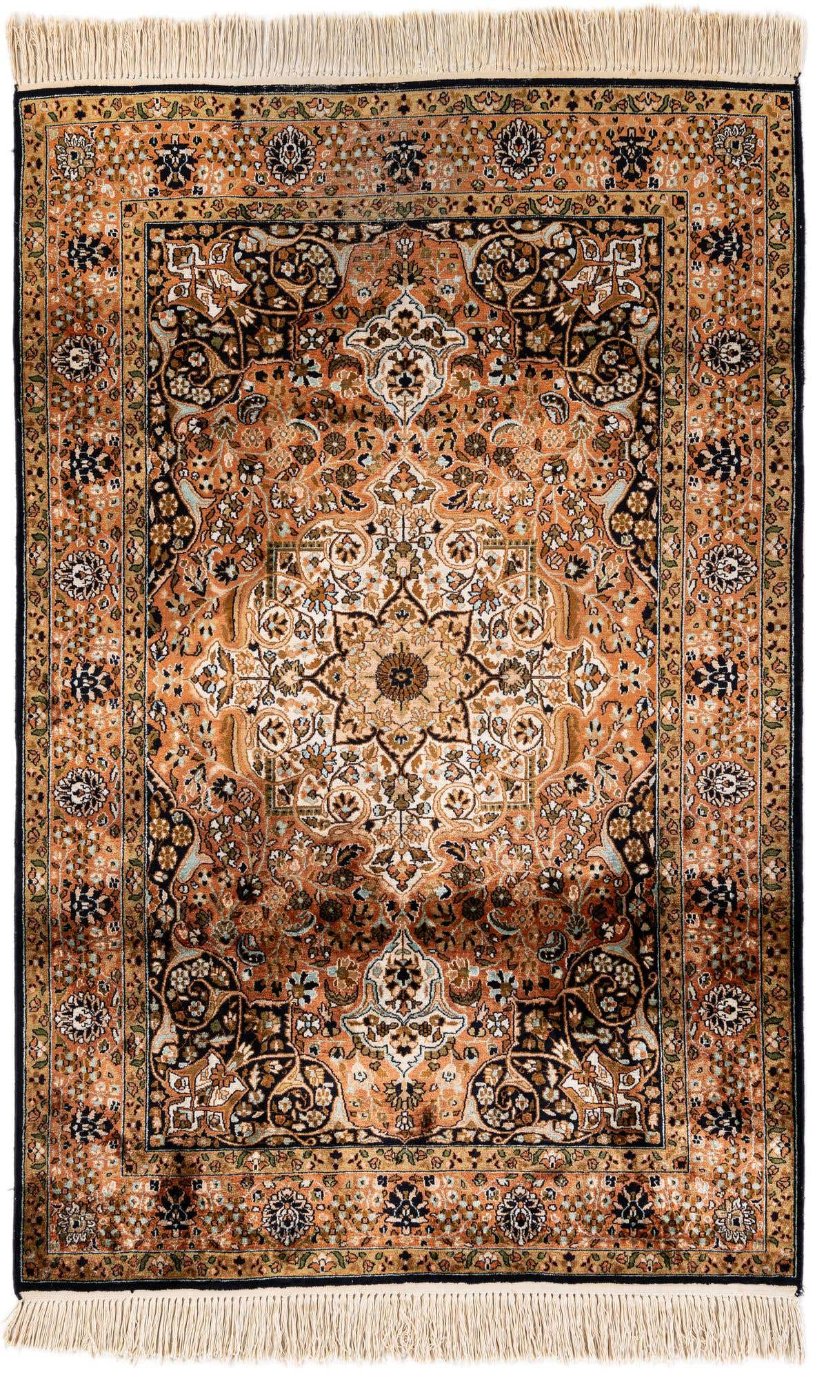 3' 11 x 6' 2 Hand Knotted Kashmir Rug