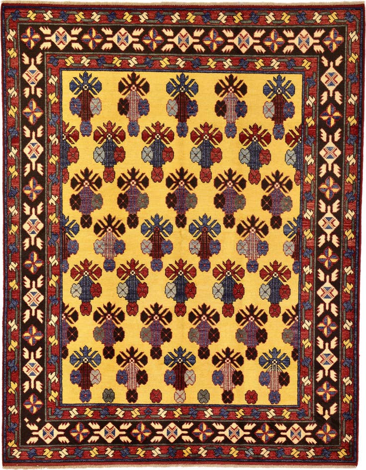 Detail image of 5' 10 x 7' 10 Hand Knotted Kazak Oriental Rug