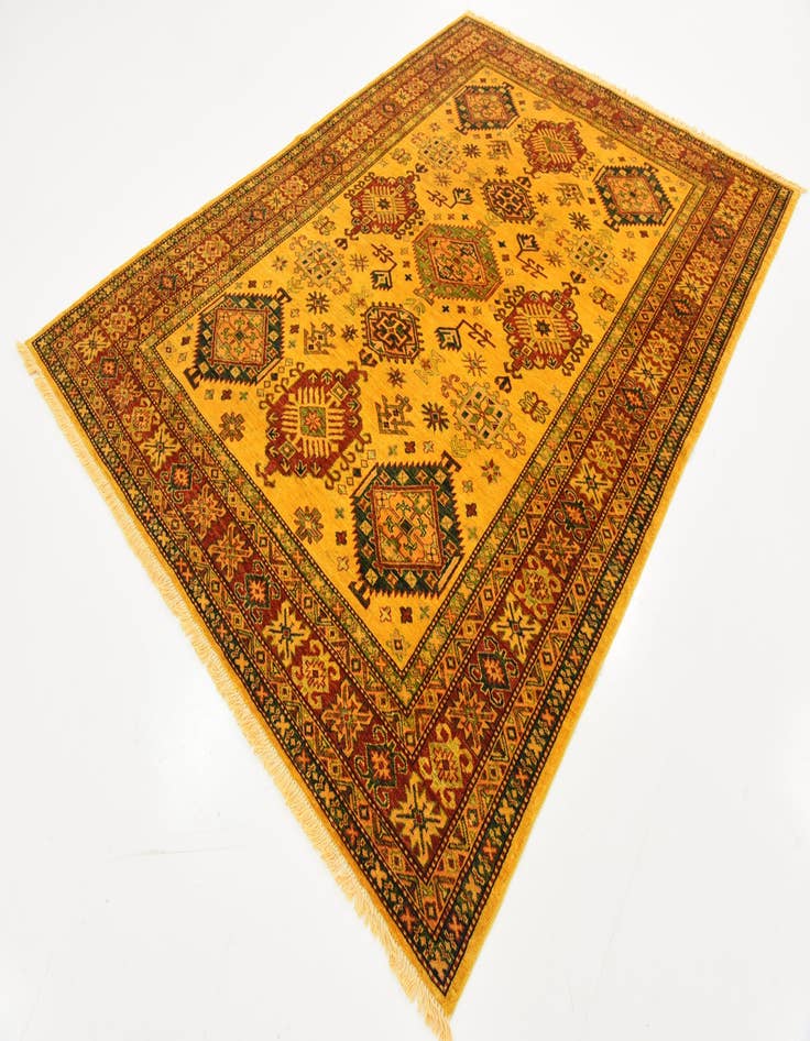 Detail image of 5' 11 x 8'  Hand Knotted Kazak Oriental Rug