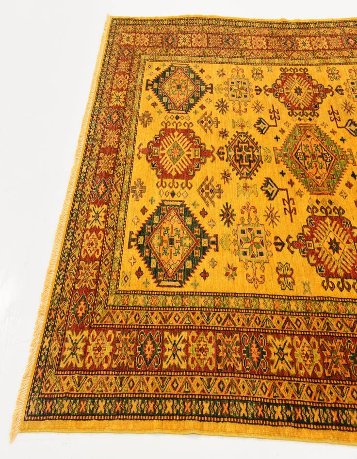 Detail image of 5' 11 x 8'  Hand Knotted Kazak Oriental Rug