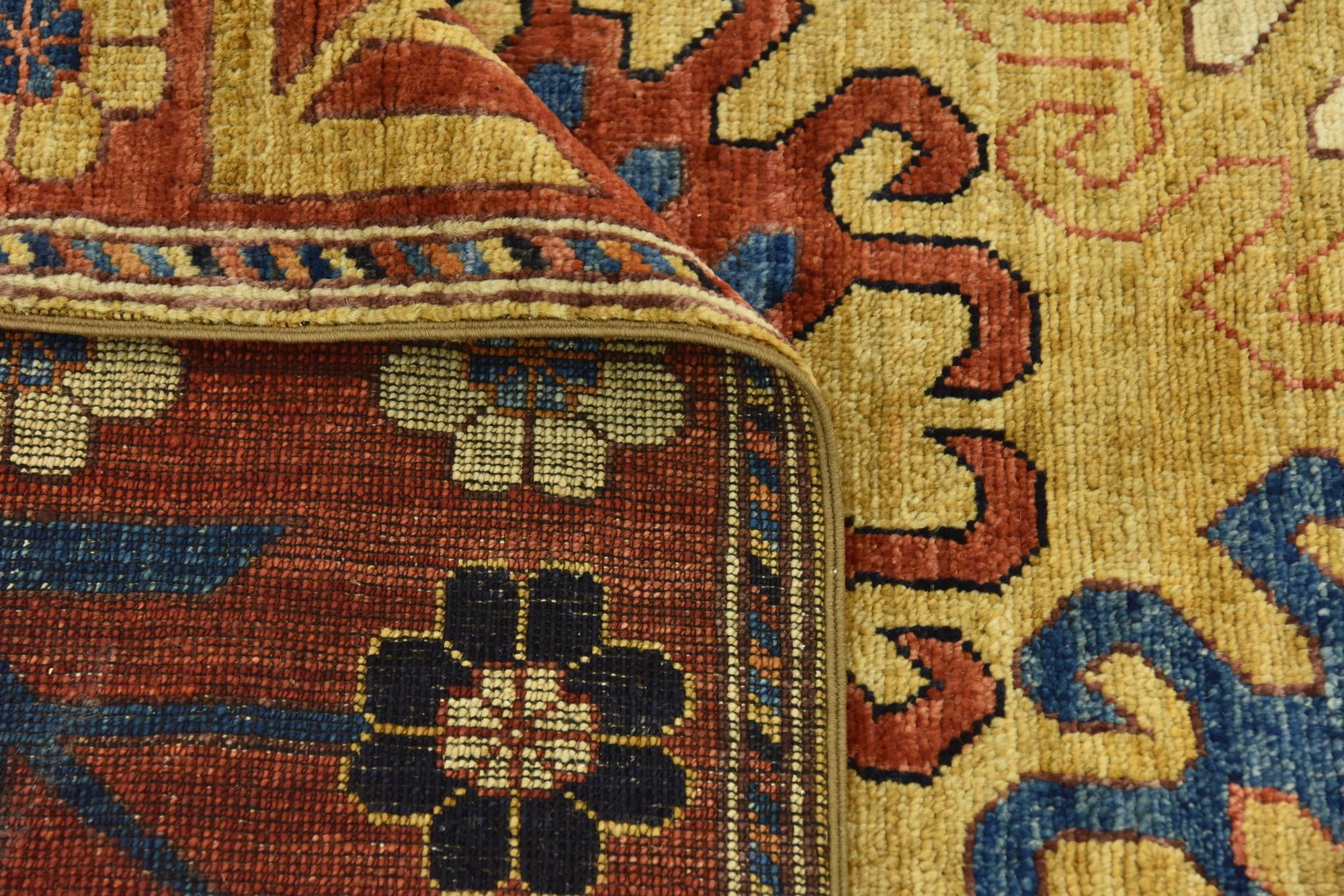 6' 8 x 10' Hand Knotted Kazak Wool Rug