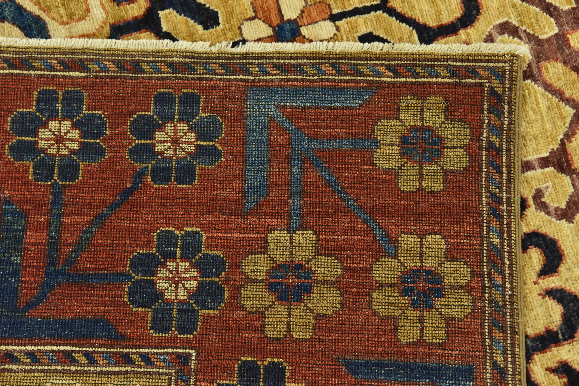 6' 8 x 10' Hand Knotted Kazak Wool Rug