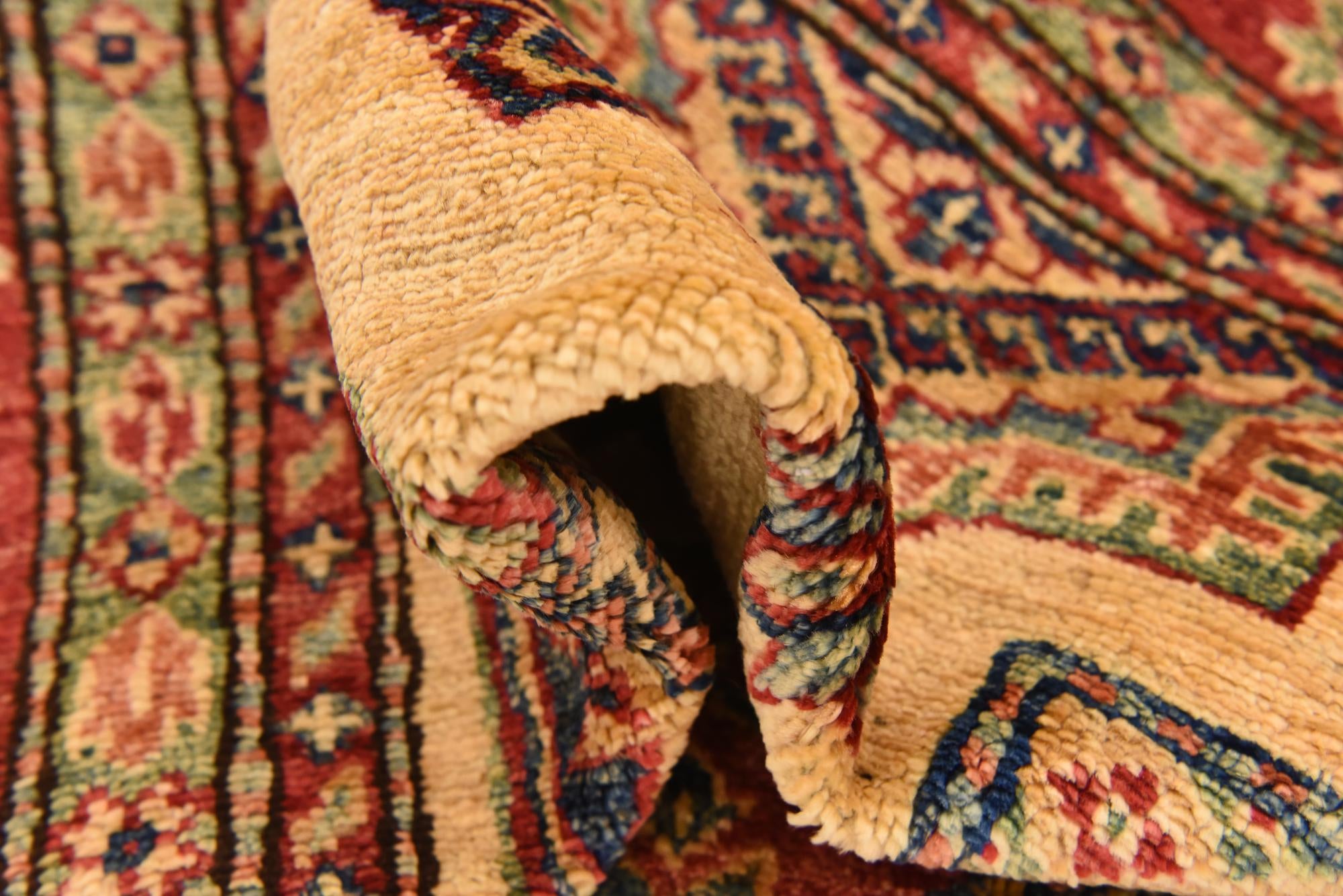 5' 8 x 7' 8 Hand Knotted Kazak Oriental Rug