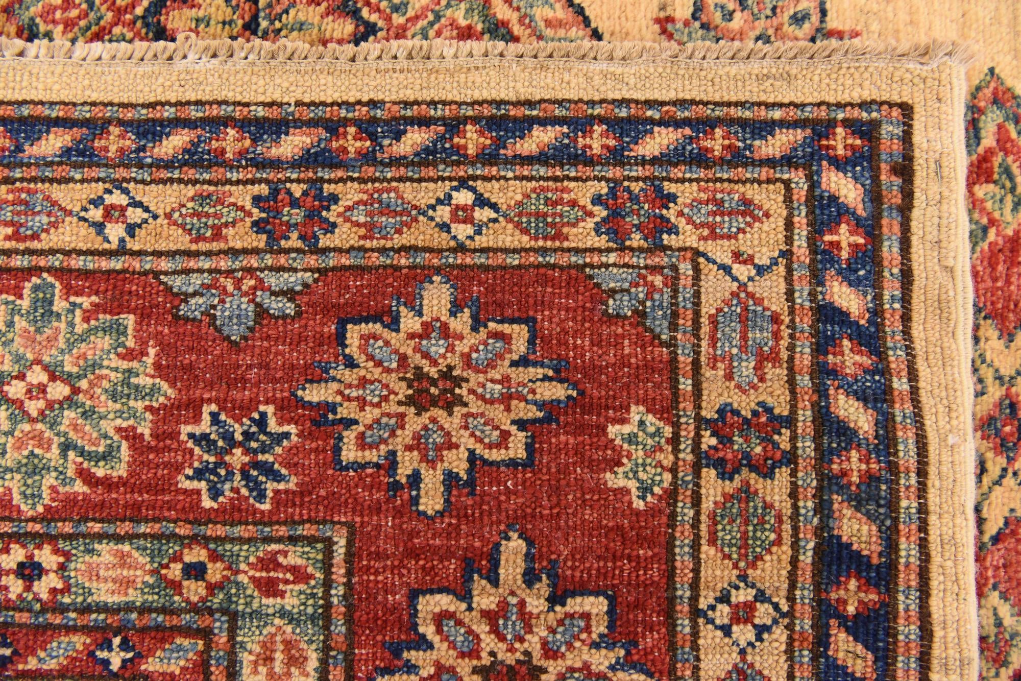 5' 8 x 7' 8 Hand Knotted Kazak Oriental Rug