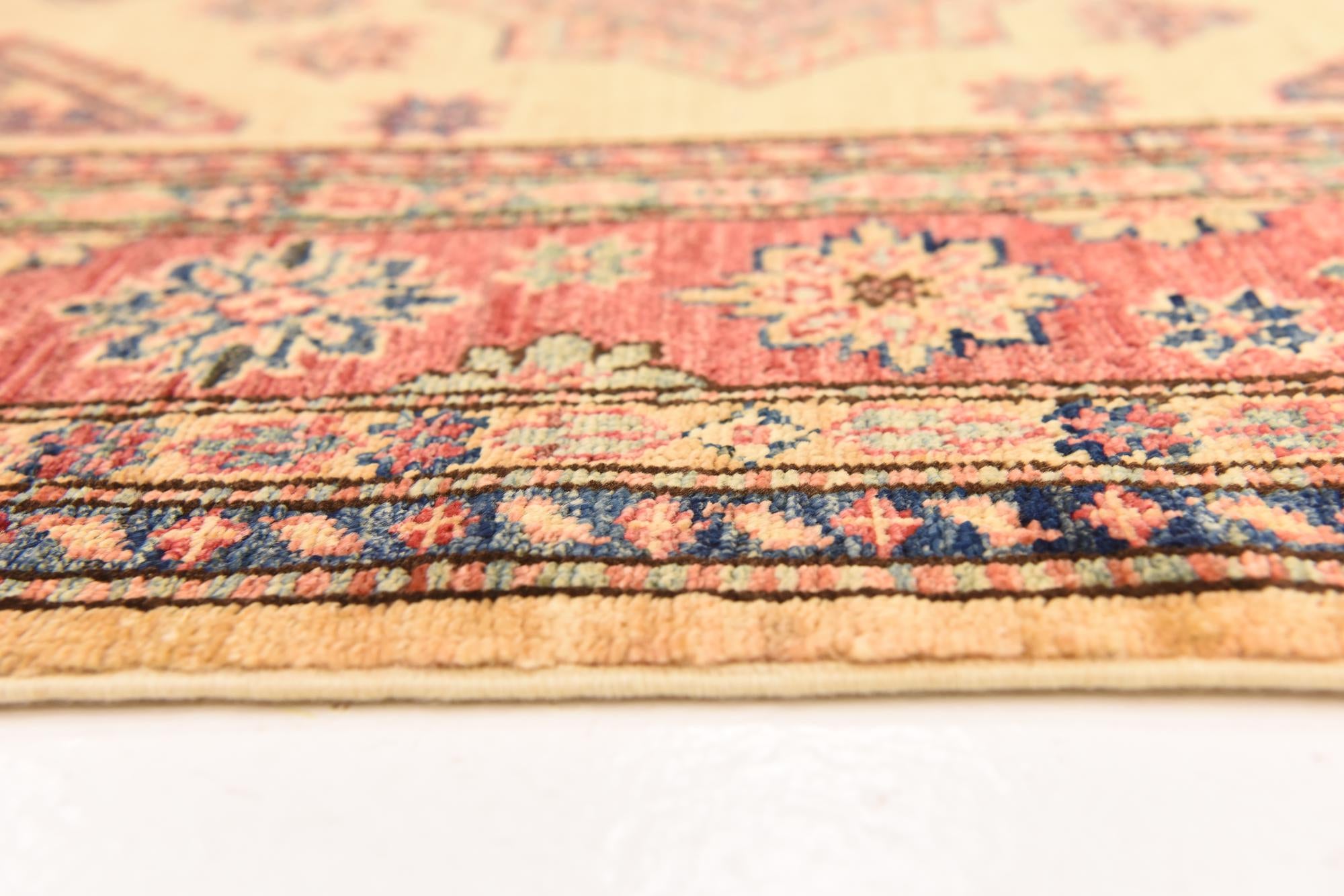 5' 8 x 7' 8 Hand Knotted Kazak Oriental Rug