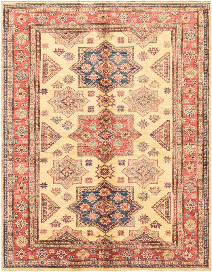Detail image of 5' 8 x 7' 8 Hand Knotted Kazak Oriental Rug