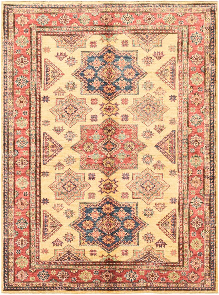 Detail image of 175cm x 235cm anudado a mano Kazak Alfombra Oriental