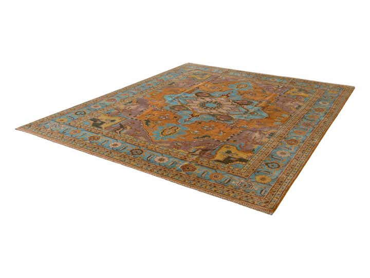 8' 1 x 9' 9 Hand Knotted Kazak Rug