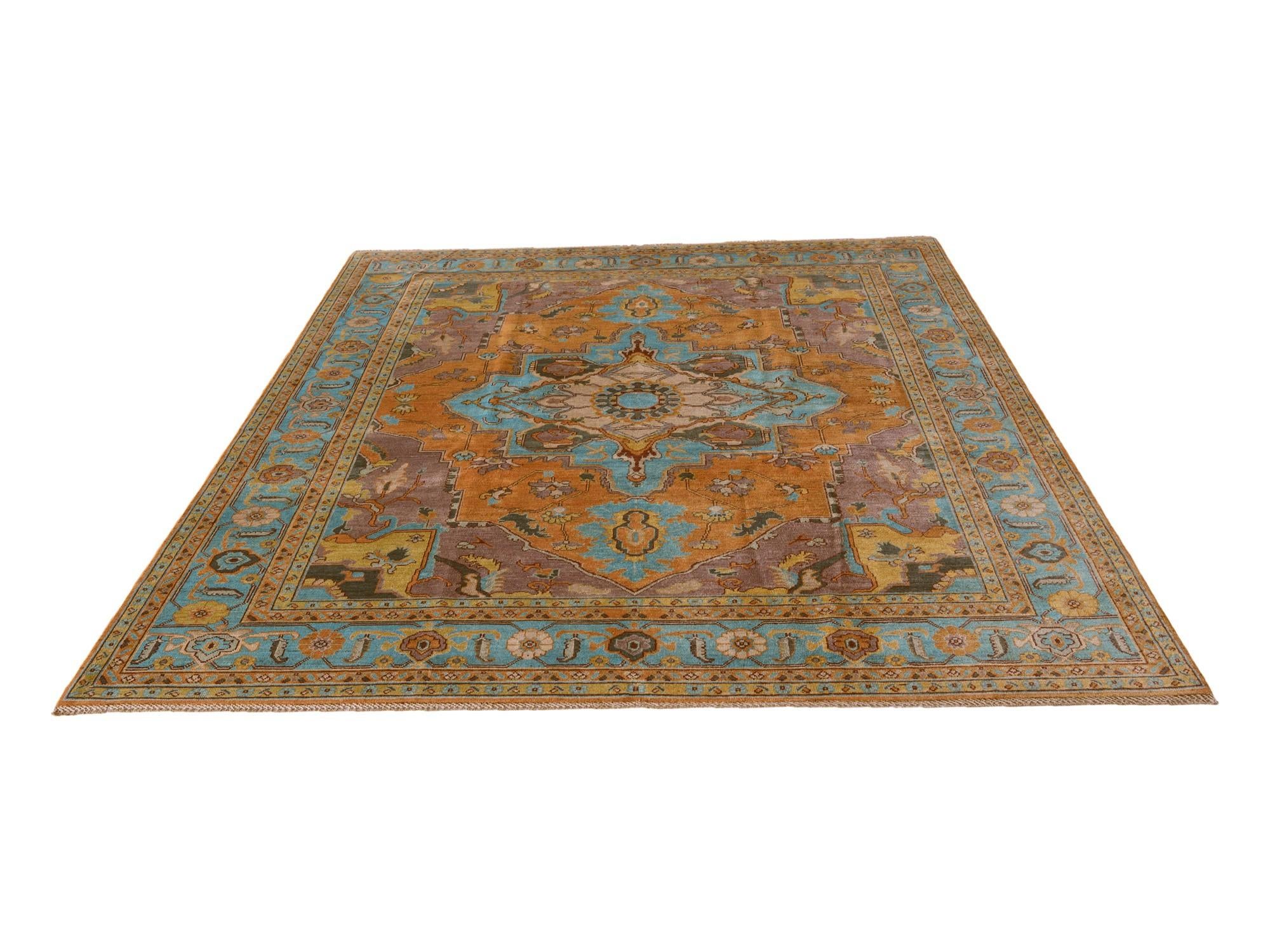 8' 1 x 9' 9 Hand Knotted Kazak Rug