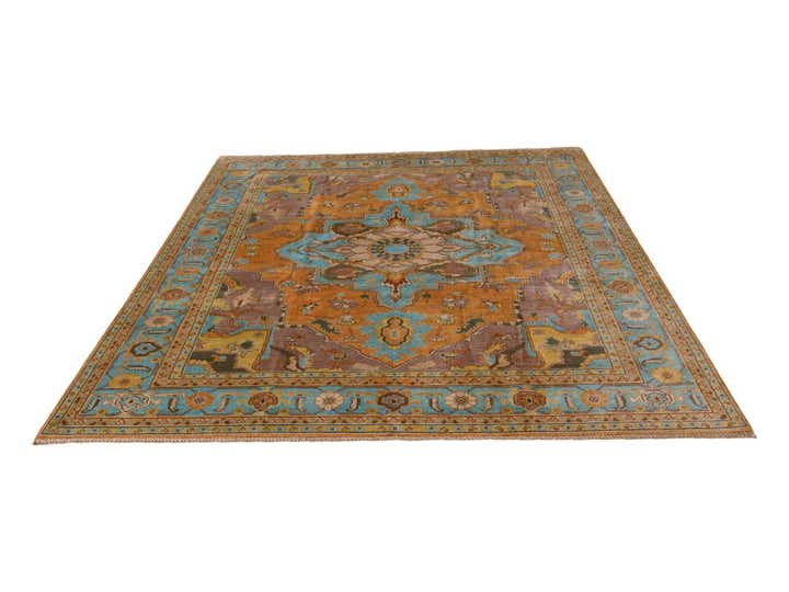 8' 1 x 9' 9 Hand Knotted Kazak Rug