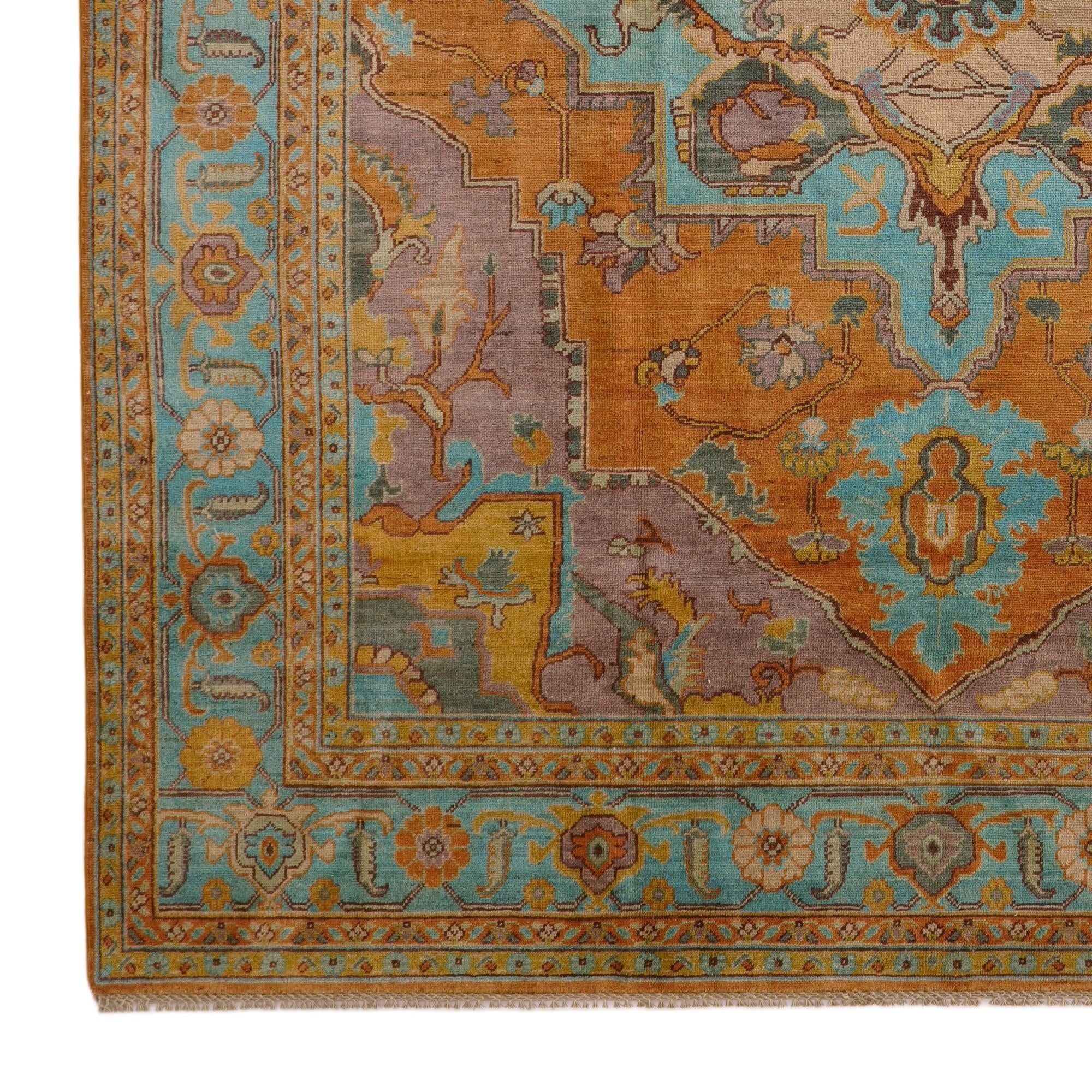 8' 1 x 9' 9 Hand Knotted Kazak Rug