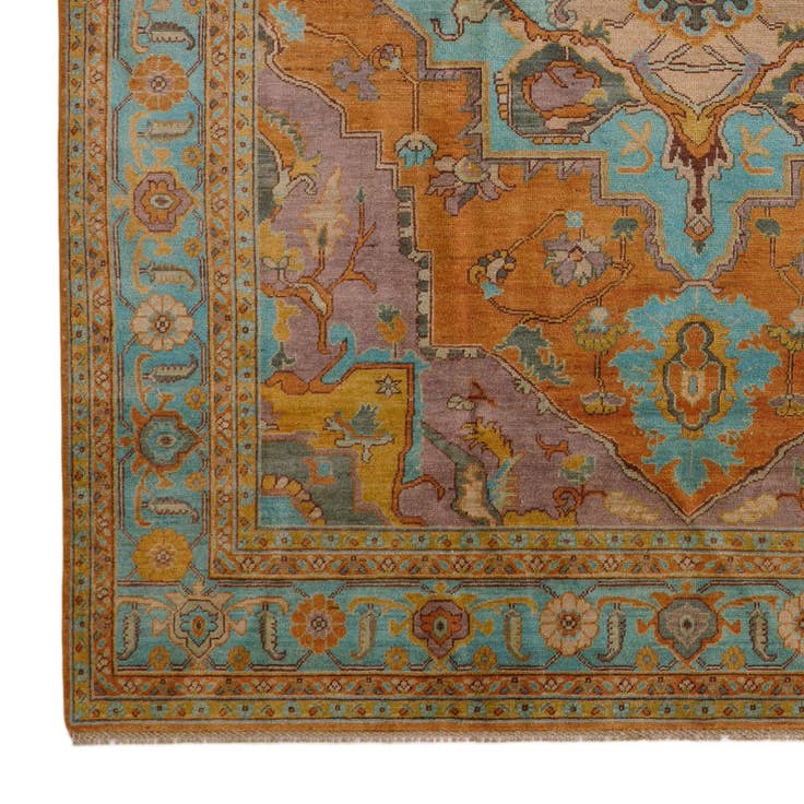 Detail image of 8' 1 x 9' 9 Hand Knotted Kazak Rug