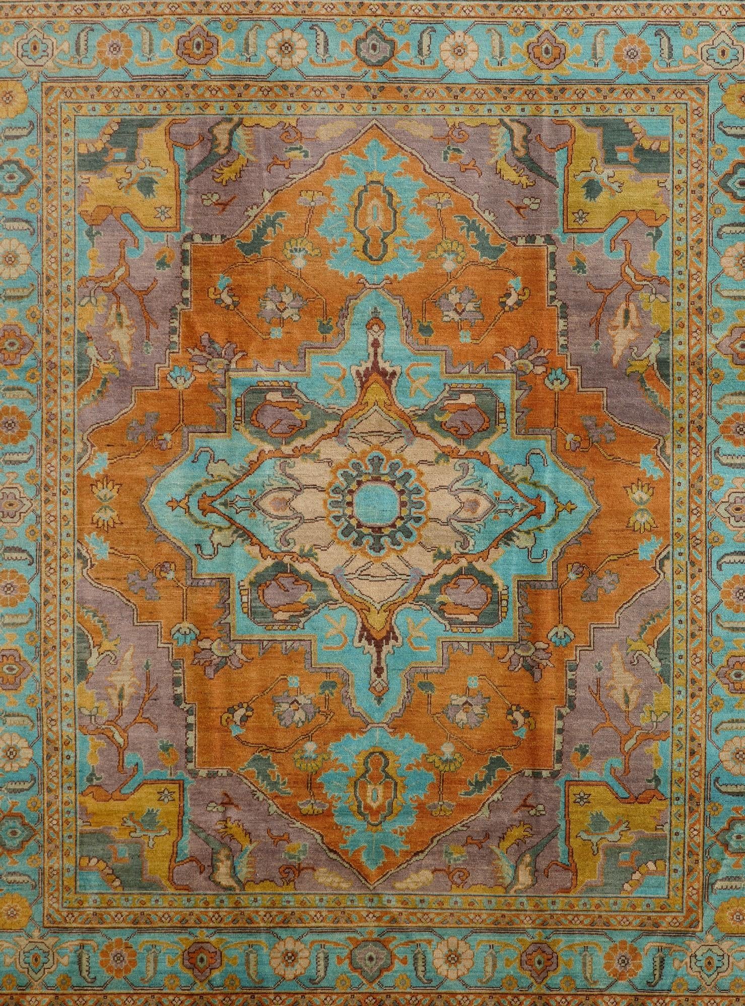 8' 1 x 9' 9 Hand Knotted Kazak Rug
