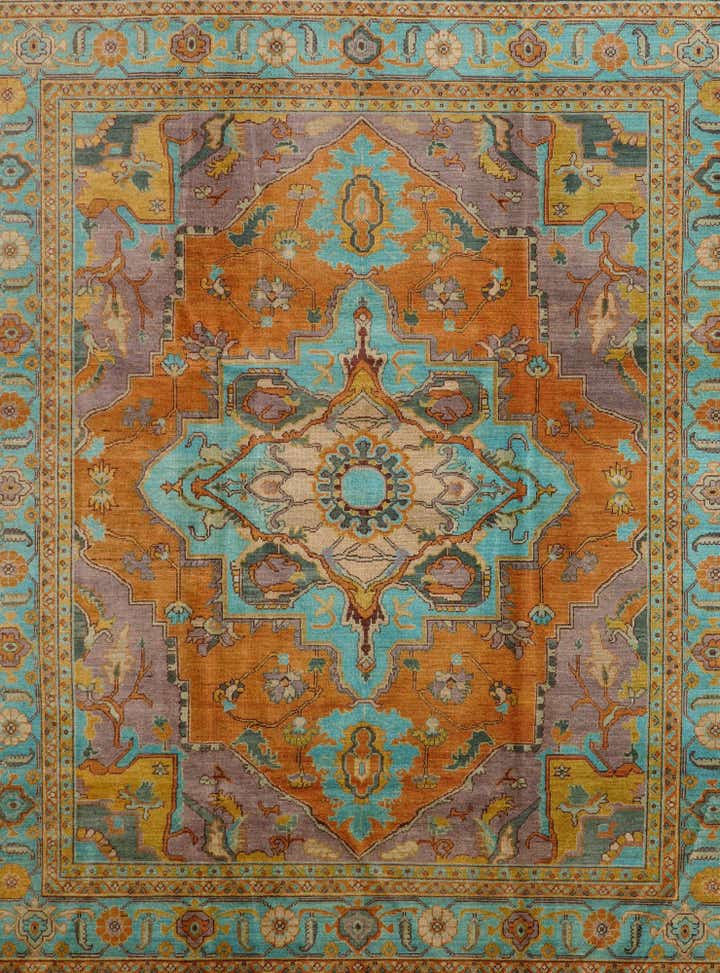 8' 1 x 9' 9 Hand Knotted Kazak Rug