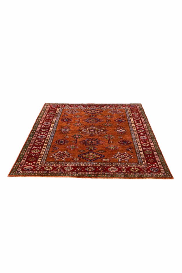 Detail image of 5' 3 x 6' 9 Hand Knotted Kazak Rug