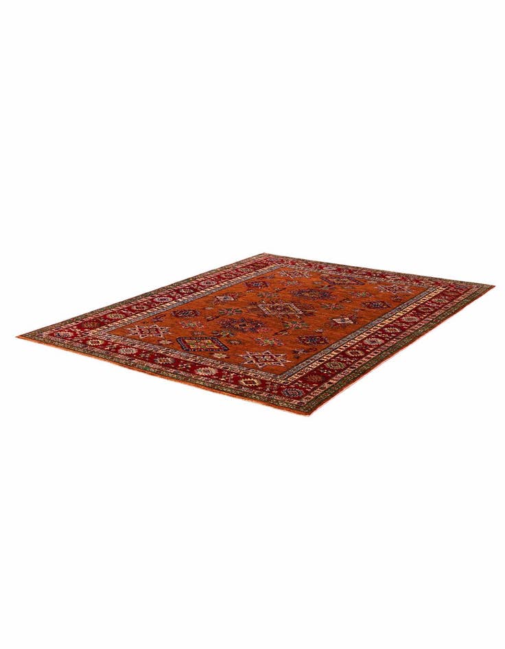 Detail image of 5' 3 x 6' 9 Hand Knotted Kazak Rug