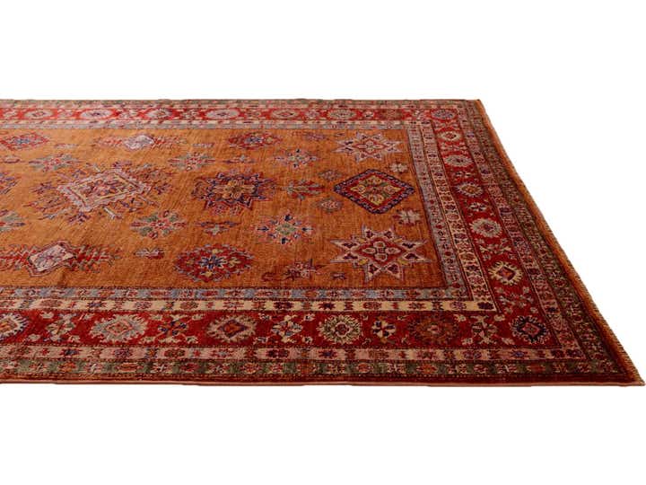 5' 3 x 6' 9 Hand Knotted Kazak Rug