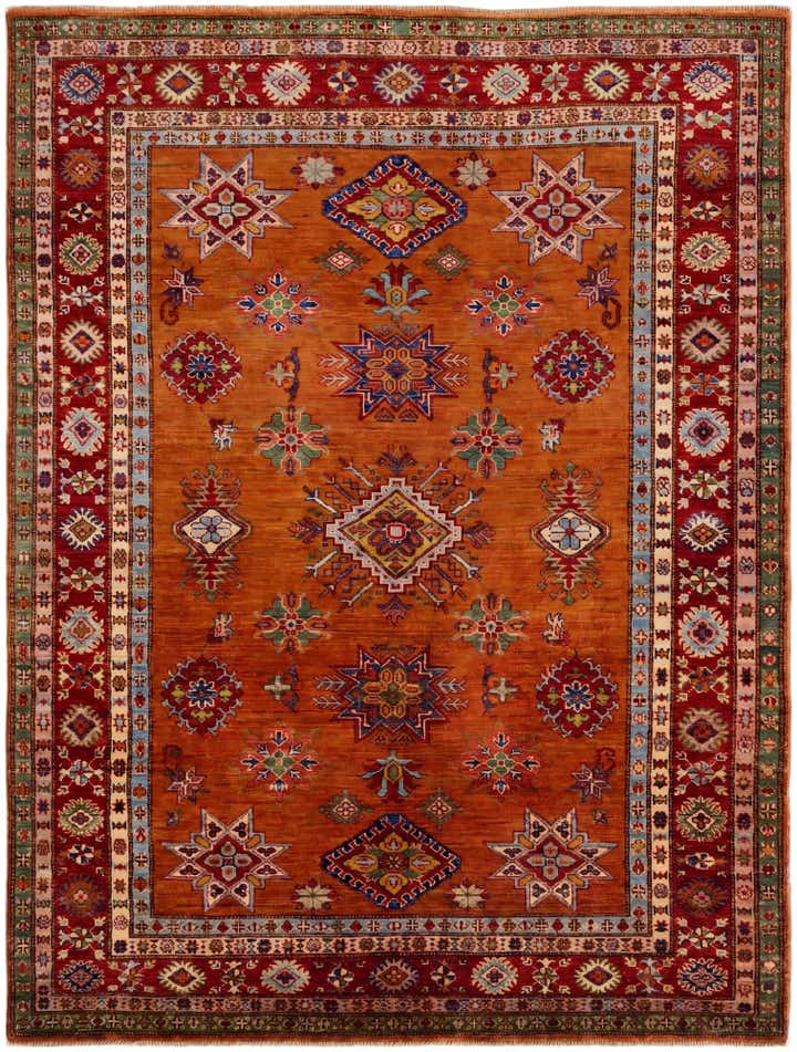 5' 3 x 6' 9 Hand Knotted Kazak Rug