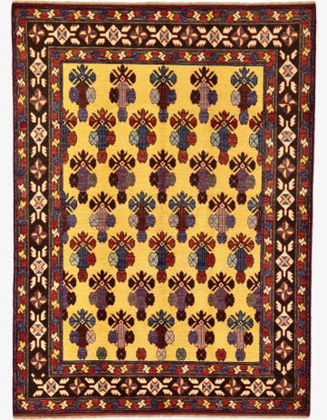 5' 10 x 7' 10 Hand Knotted Kazak Oriental Rug