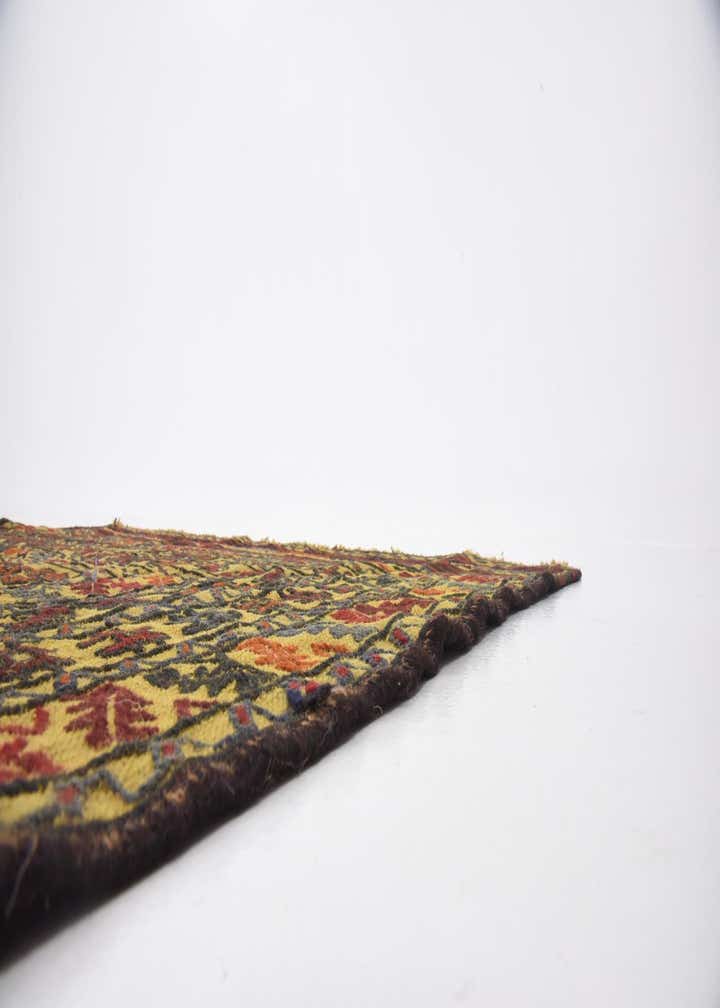 3' 10 x 6' 4 Hand Woven Kilim Afghan Wool Rug