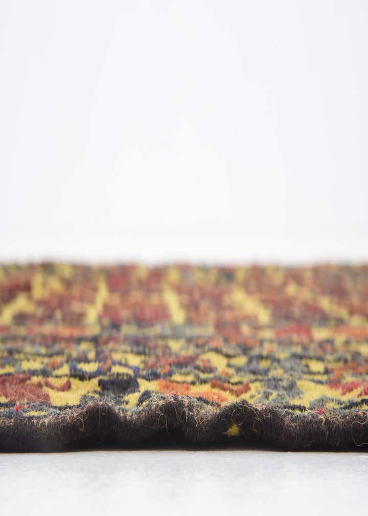 3' 10 x 6' 4 Hand Woven Kilim Afghan Wool Rug