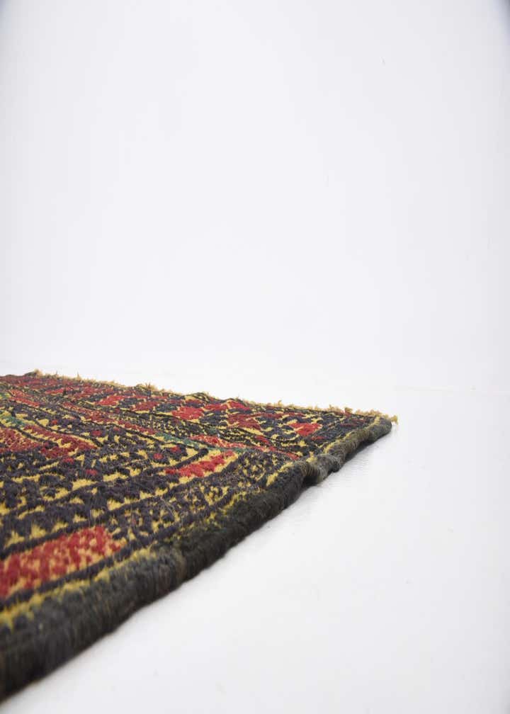3' 10 x 6' 2 Hand Woven Kilim Afghan Wool Rug