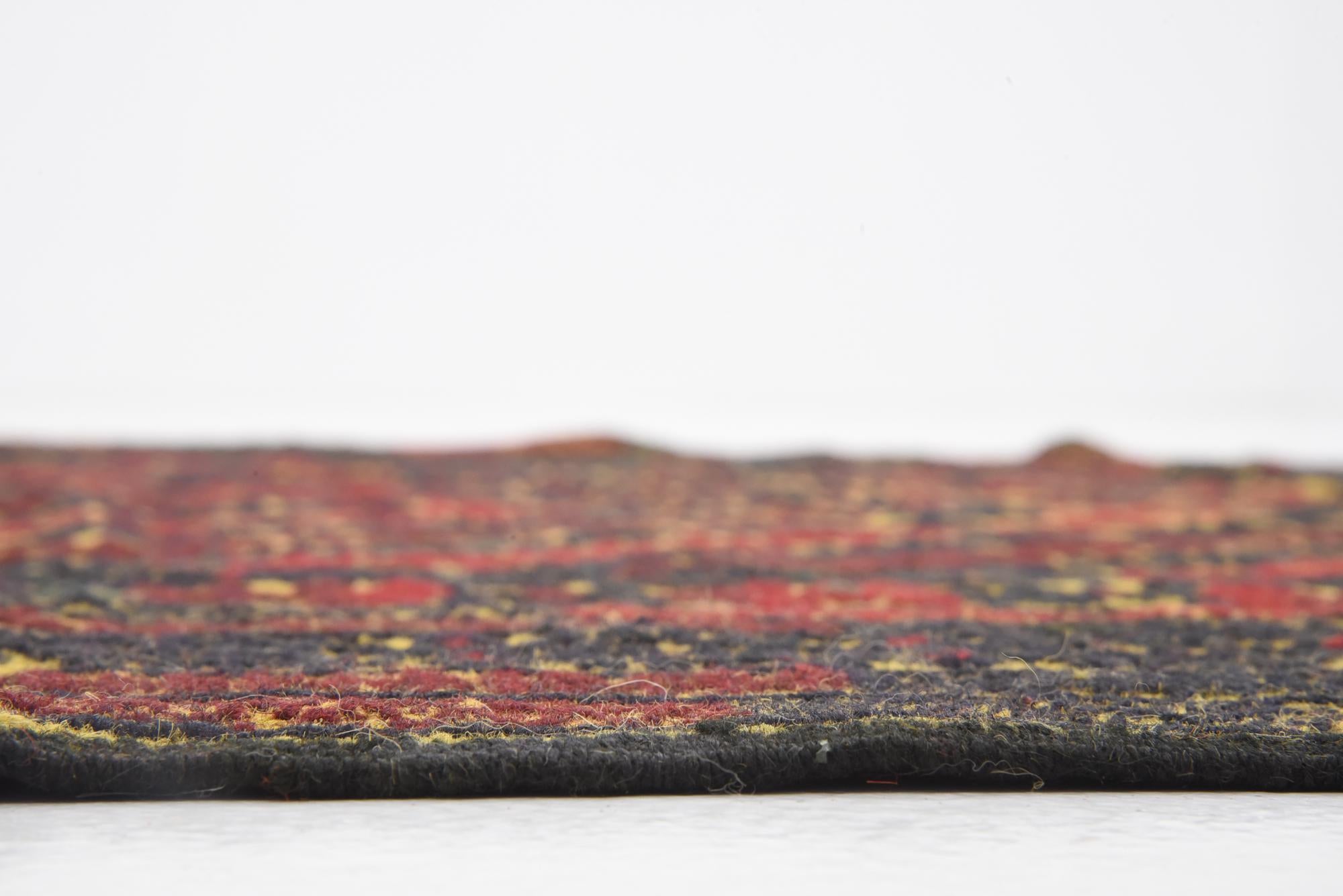 3' 10 x 6' 2 Hand Woven Kilim Afghan Wool Rug