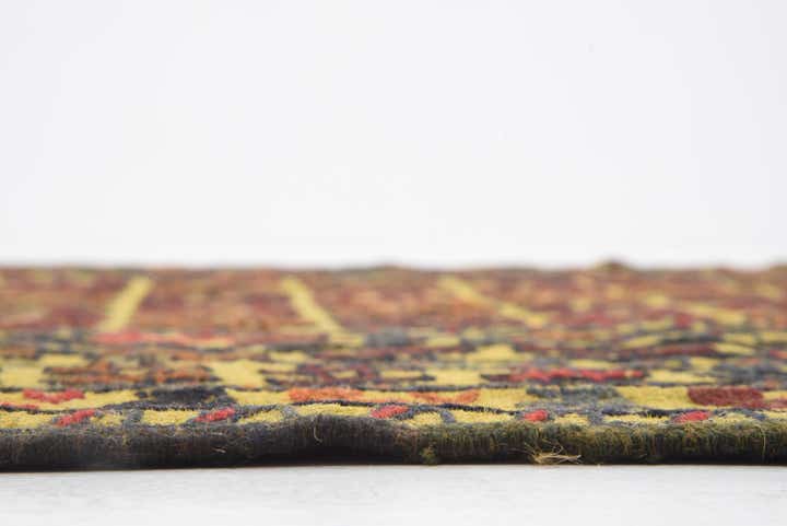 4' 3 x 6' 2 Hand Woven Kilim Afghan Wool Rug