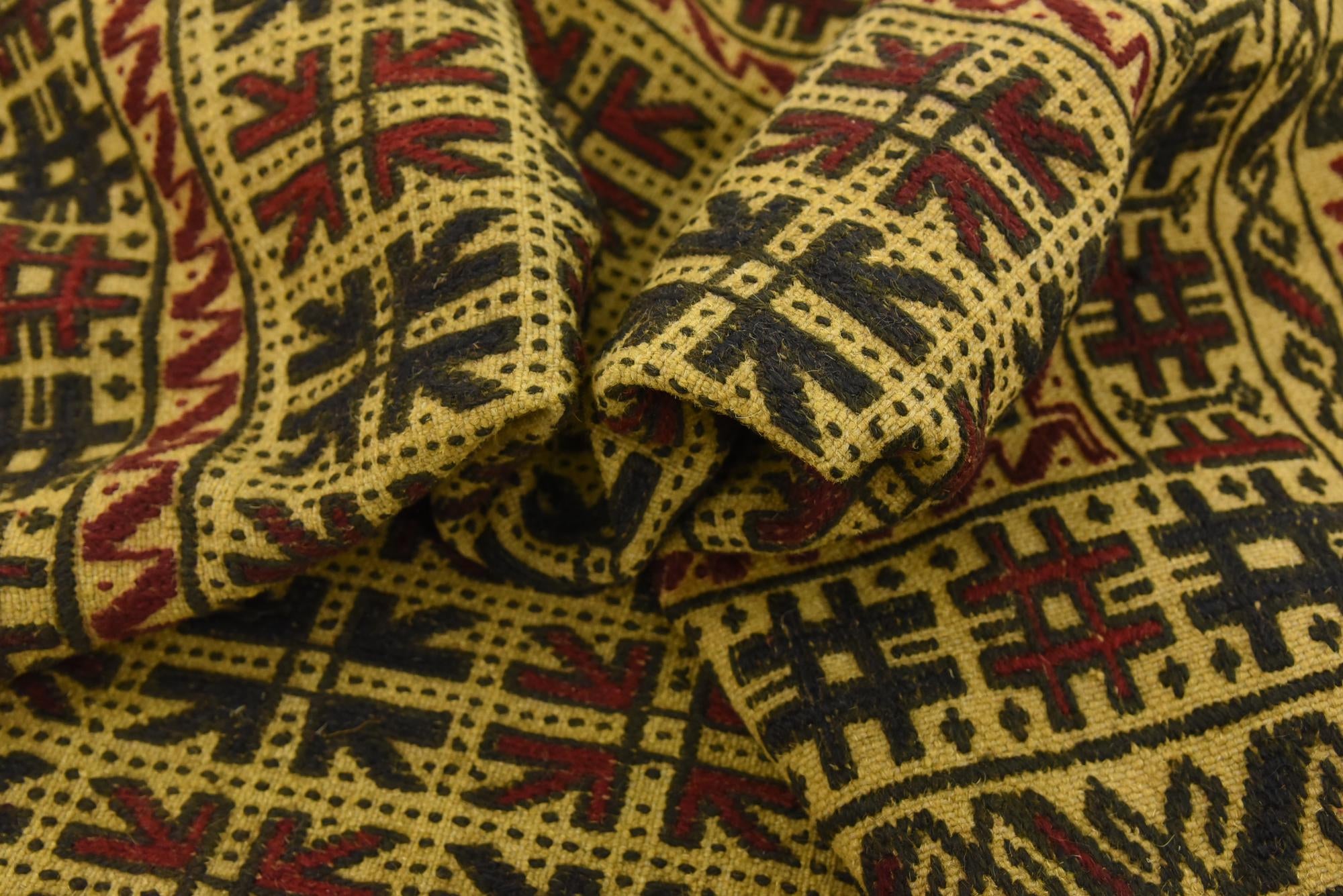 3' 10 x 6' Hand Woven Kilim Afghan Wool Rug