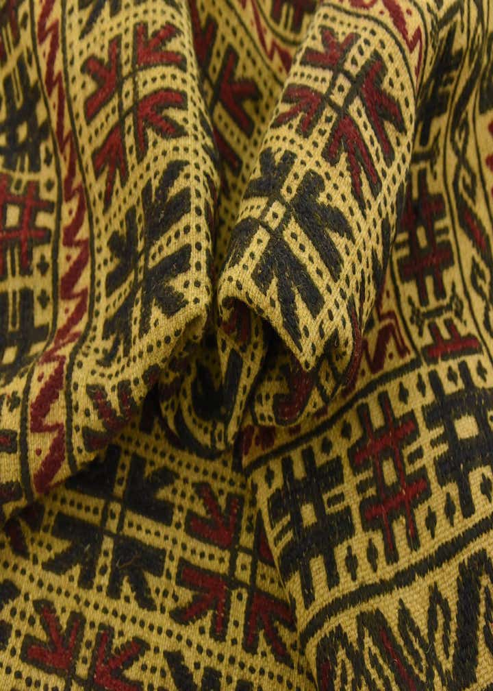 3' 10 x 6' Hand Woven Kilim Afghan Wool Rug