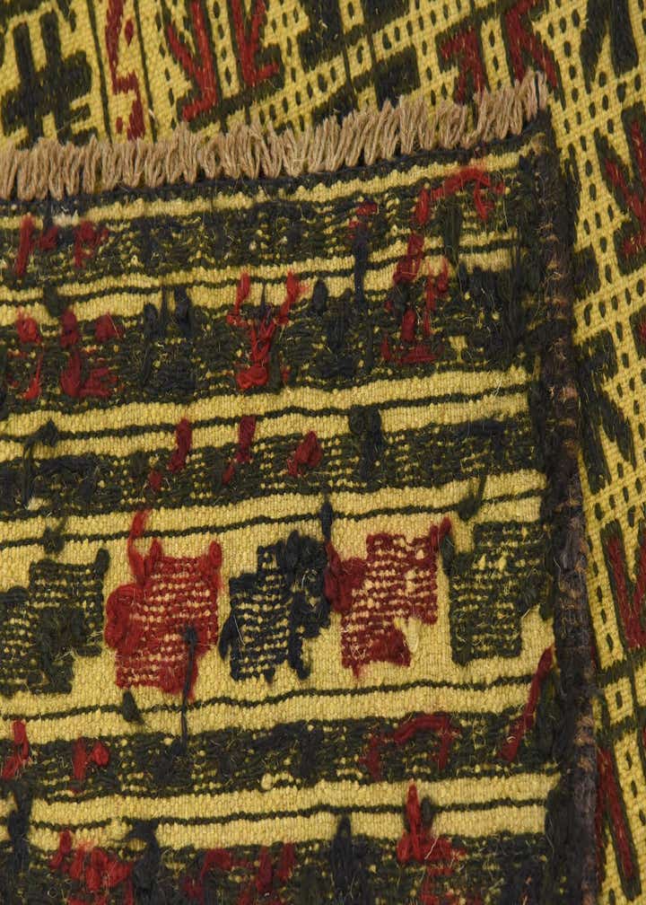 3' 10 x 6' Hand Woven Kilim Afghan Wool Rug