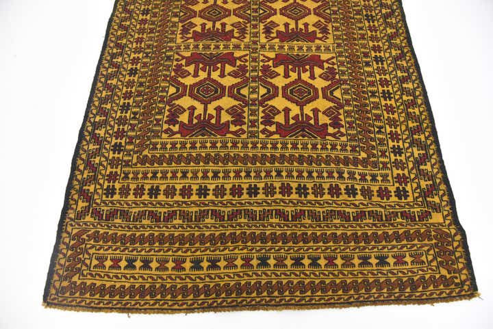 4' x 6' Hand Woven Kilim Afghan Wool Rug