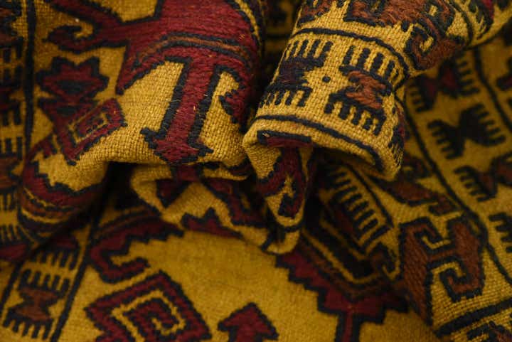 4' x 6' Hand Woven Kilim Afghan Wool Rug