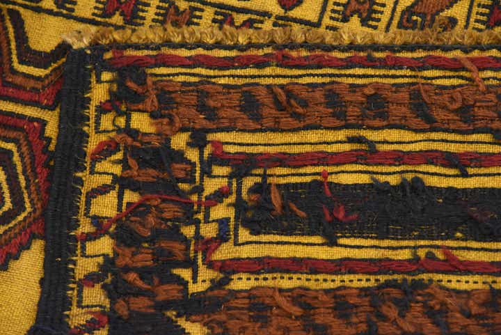 4' x 6' Hand Woven Kilim Afghan Wool Rug