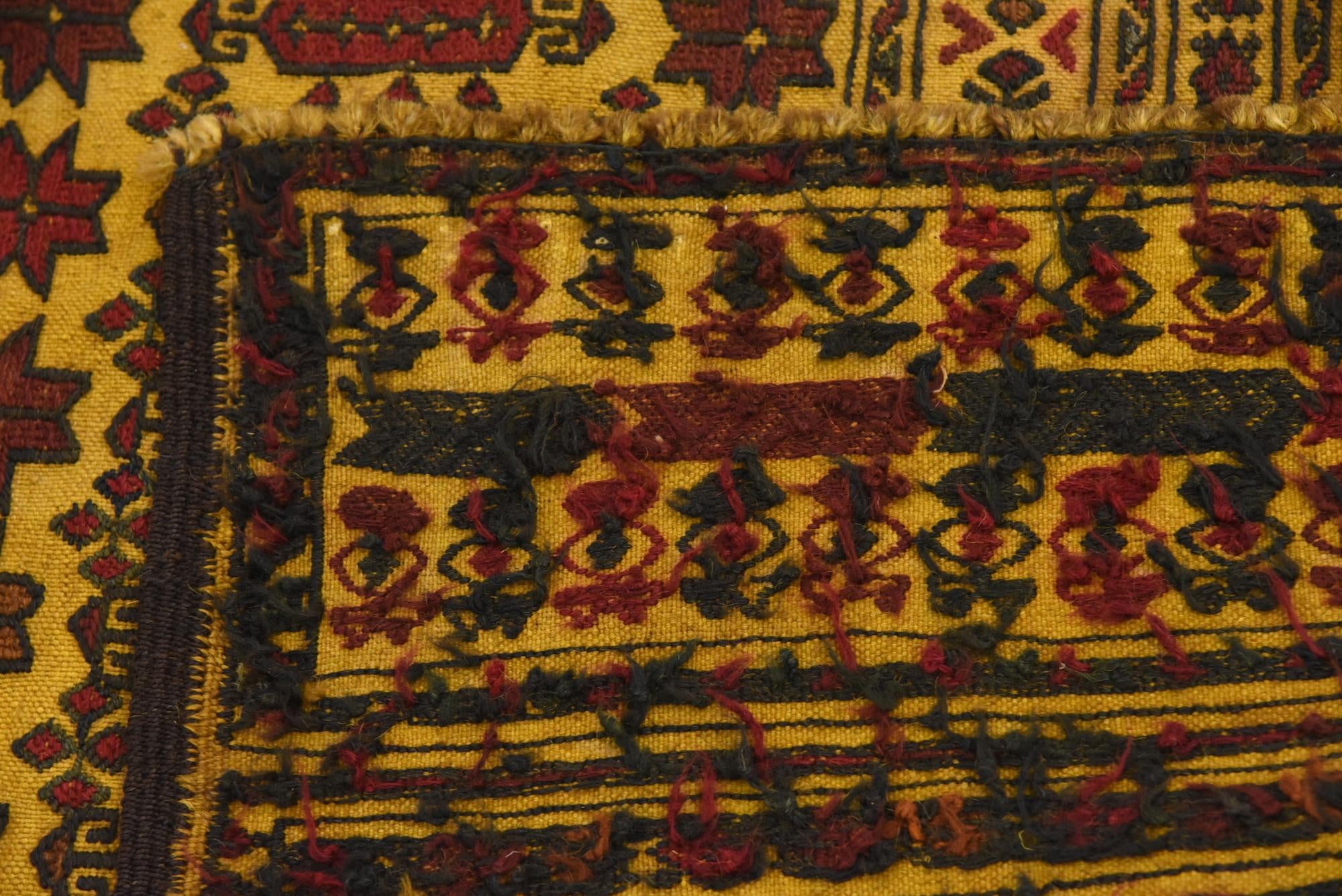4' x 6' 5 Hand Woven Kilim Afghan Wool Rug