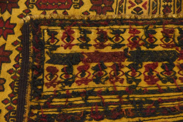 4' x 6' 5 Hand Woven Kilim Afghan Wool Rug