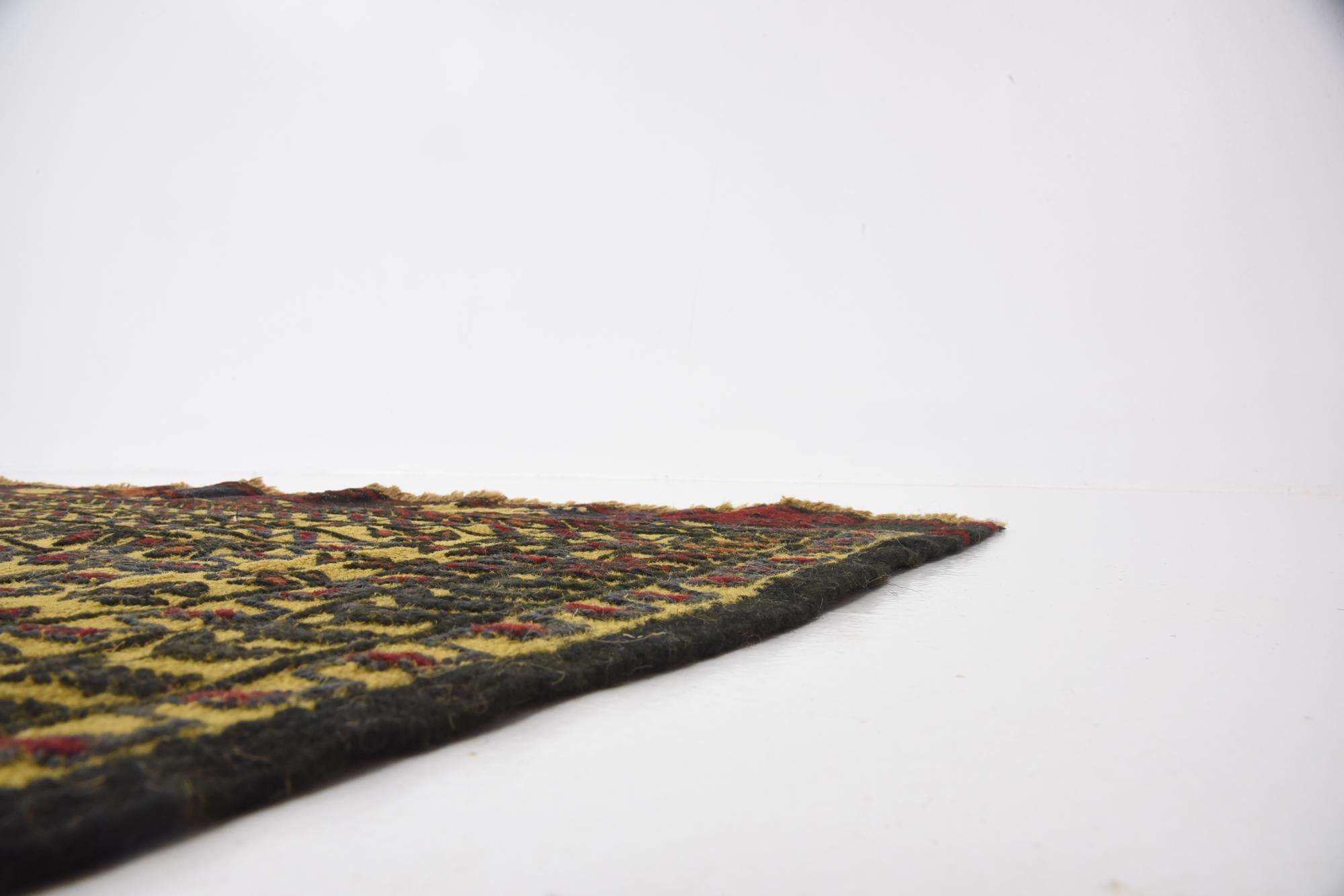 3' 10 x 6' 4 Hand Woven Kilim Afghan Wool Rug