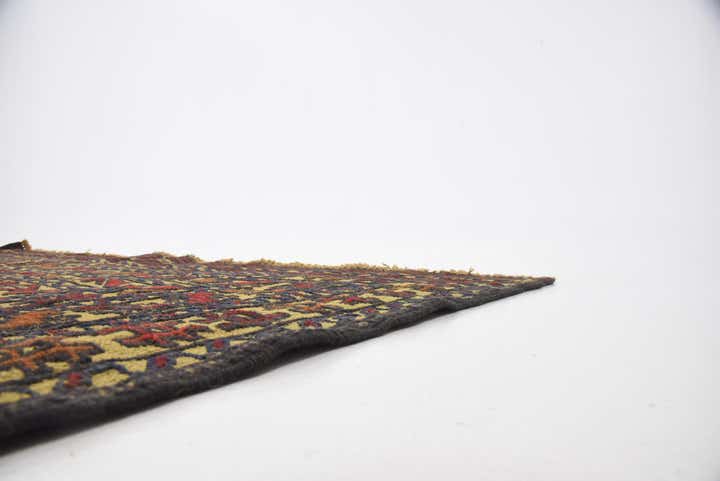 4' 3 x 6' 2 Hand Woven Kilim Afghan Wool Rug