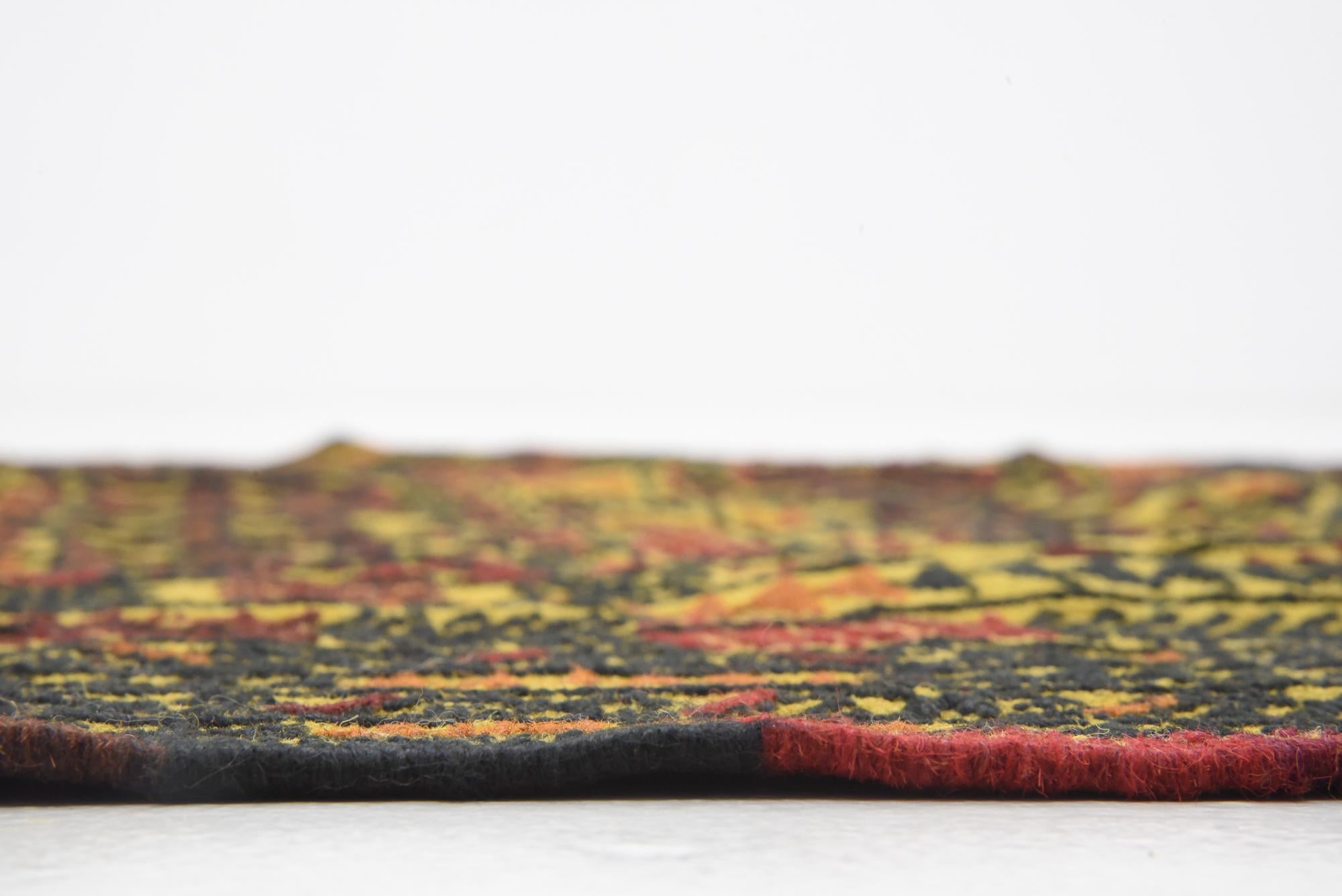 3' 8 x 6' Hand Woven Kilim Afghan Wool Rug